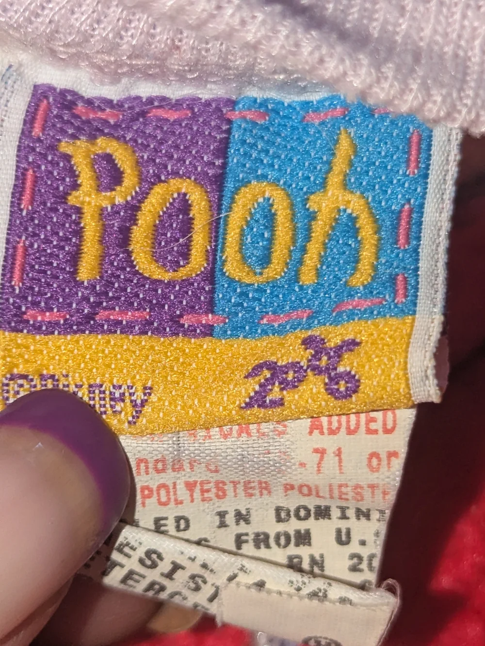 Winnie the Pooh Pink & Lavender Fleece Footie Pajamas for Kids